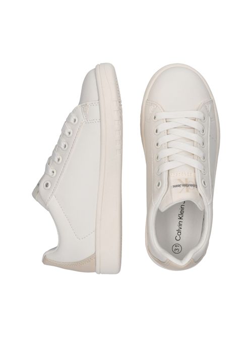 Sneakers bianca CALVIN KLEIN | 82082BIANCO BEIGE